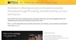 Desktop Screenshot of pitivi.org